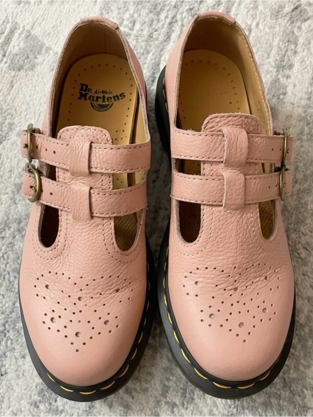 NWT Dr. Martens 8065 Mary Jane Shoes Pink Flats